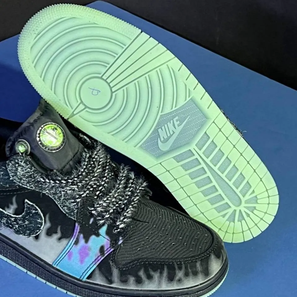 کفش نایک ایر جردن وان لو فورتون فلای هالووین Nike Air Jordan 1 Low Fortune Fly Halloween - تصویر 3
