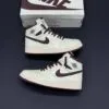 کفش نایک ایر جردن وان ساقدار امامنیر کرم قهوه‌ای Nike Air Jordan 1 High A Ma Maniére Cream Brown