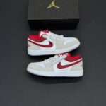 کفش نایک ایر جردن وان اس ای کرم قرمز Nike Air Jordan 1 SE Cream Red