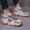 کتونی لژدار زنانه قهوهای فشن Women’s Brown Platform Fashion Sneakers کتونی لژدار زنانه قهوهای فشن Women’s Brown Platform Fashion Sneakers