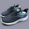 کتونی رانینگ مردانه اسپرت مشکی فیروزهای Men’s Black Turquoise Running Sneakers کتونی رانینگ مردانه اسپرت مشکی فیروزهای Men’s Black Turquoise Running Sneakers