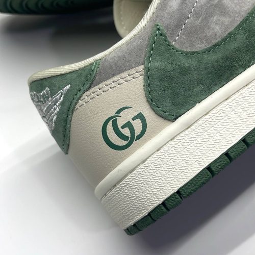 کفش نایک ایر جردن وان لو تراویس اسکات گوچی Nike Air Jordan 1 Low Travis Scott x Gucci