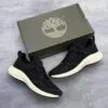 کفش تیمبرلند مشکی کرم مردانه Timberland Black Cream Knit Sneaker