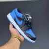 کفش نایک ایر جردن وان یونیورسیتی آبی مشکی Nike Air Jordan 1 University Blue Black - تصویر 4