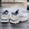 کتونی اسپرت لژدار زنانه طبی موج سفید آبی Women’s Platform Orthopedic Wave White Blue Sneakers