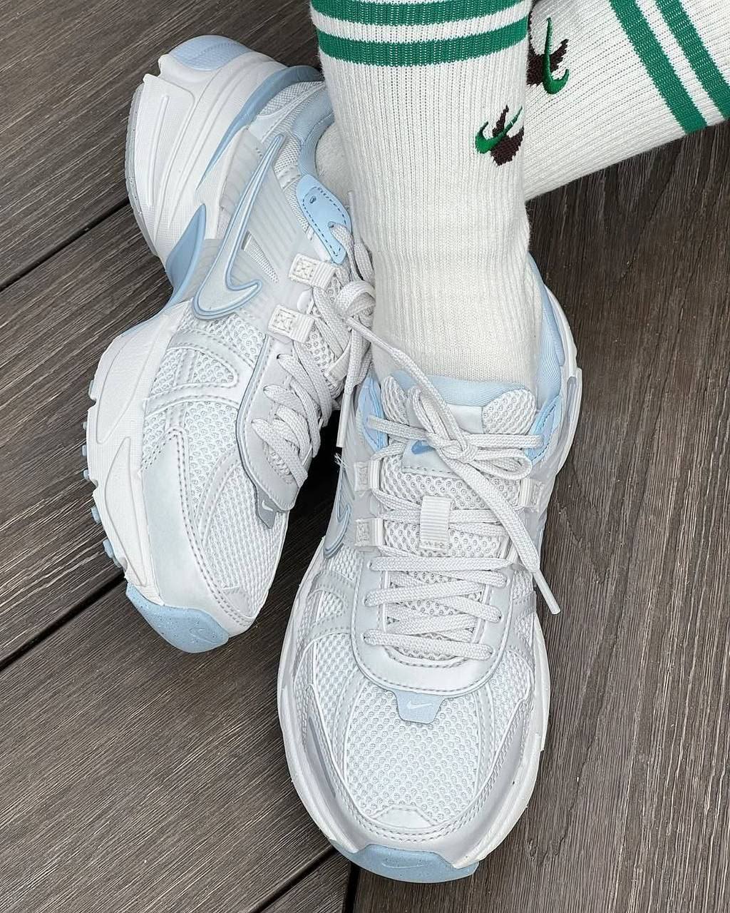 کفش نایک وی تو کی آبی سفید Nike V2K Blue White - تصویر 7