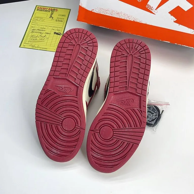 کفش نایک ایر جردن وان ساقدار شیکاگو لاست اند فاند Nike Air Jordan 1 High Chicago Lost and Found - تصویر 5