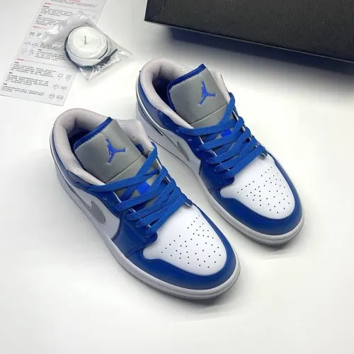کفش نایک ایر جردن وان لو ترو بلو Nike Air Jordan 1 Low True Blue کفش نایک ایر جردن وان لو ترو بلو Nike Air Jordan 1 Low True Blue - تصویر 2
