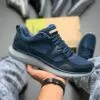 کفش اسکیچرز کوانتوم فلکس سرمه‌ای Skechers Quantum Flex Navy - تصویر 2