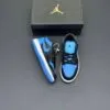 کفش نایک ایر جردن وان یونیورسیتی آبی مشکی Nike Air Jordan 1 University Blue Black - تصویر 2