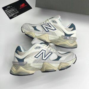 کتونی نیوبالانس ۹۰۶۰ کرم سورمهای New Balance 9060 Cream Navy کتونی نیوبالانس ۹۰۶۰ کرم سورمهای New Balance 9060 Cream Navy