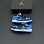 کفش نایک ایر جردن وان یونیورسیتی آبی مشکی Nike Air Jordan 1 University Blue Black