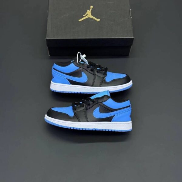 کفش نایک ایر جردن وان یونیورسیتی آبی مشکی Nike Air Jordan 1 University Blue Black کفش نایک ایر جردن وان یونیورسیتی آبی مشکی Nike Air Jordan 1 University Blue Black
