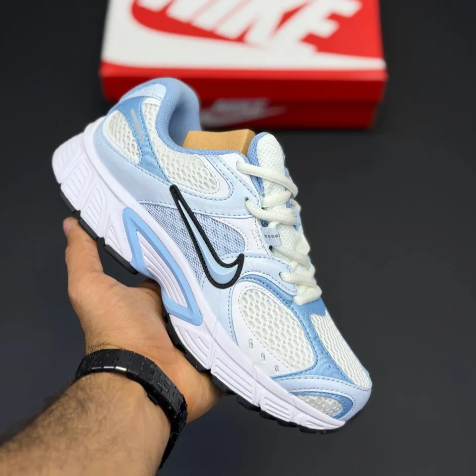 کفش نایک وی فایو کی ران آبی سفید Nike V5K Run Blue White - تصویر 3