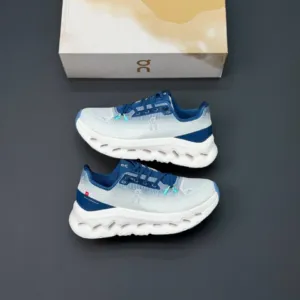 کفش آن رانینگ QC Cloudtilt سفید آبی On Running QC Cloudtilt White Blue کفش آن رانینگ QC Cloudtilt سفید آبی On Running QC Cloudtilt White Blue