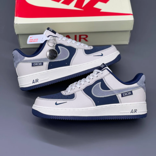 کفش اسپرت نایک ایرفورس وان دیور سرمهای Nike Air Force 1 Dior Navy کفش اسپرت نایک ایرفورس وان دیور سرمهای Nike Air Force 1 Dior Navy