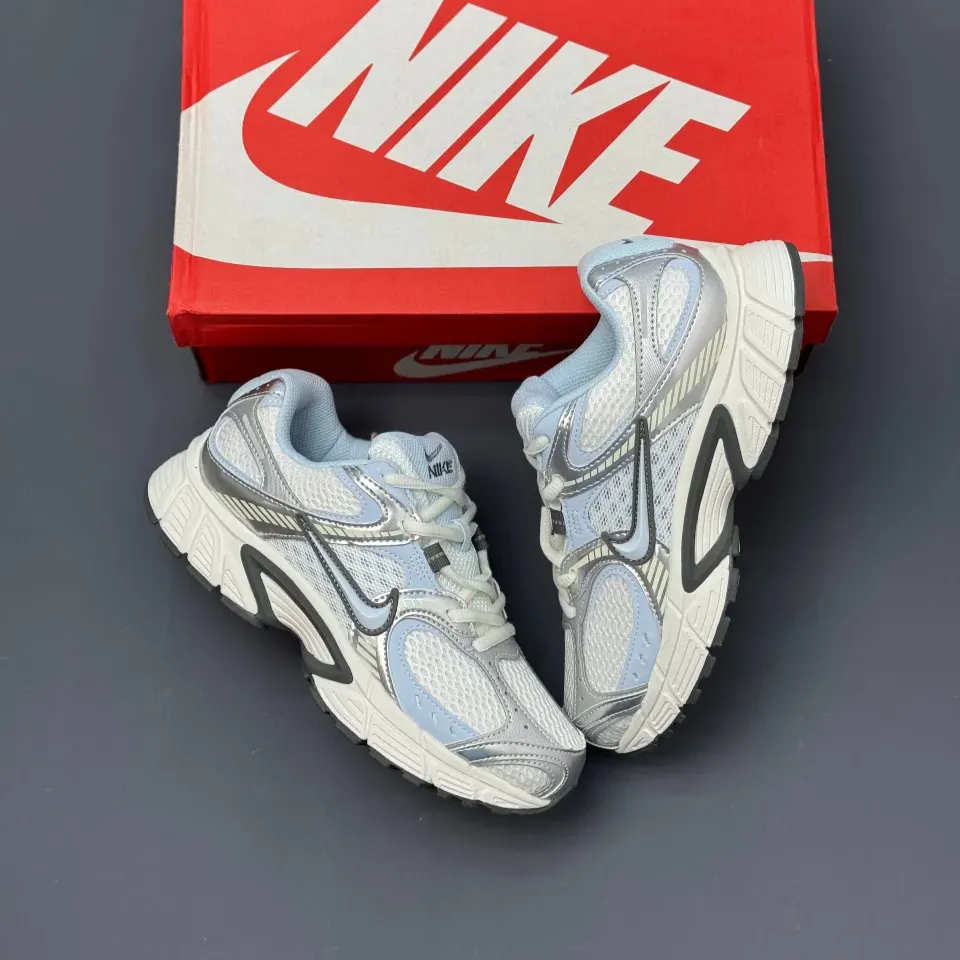 کفش نایک وی فایو کی ران آبی نقره ای Nike V5K Run Blue Silver - تصویر 2