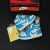 کفش نایک ایر جردن وان ساقدار یو ان سی ریمجیند آبی Nike Air Jordan 1 High UNC Reimagined Blue