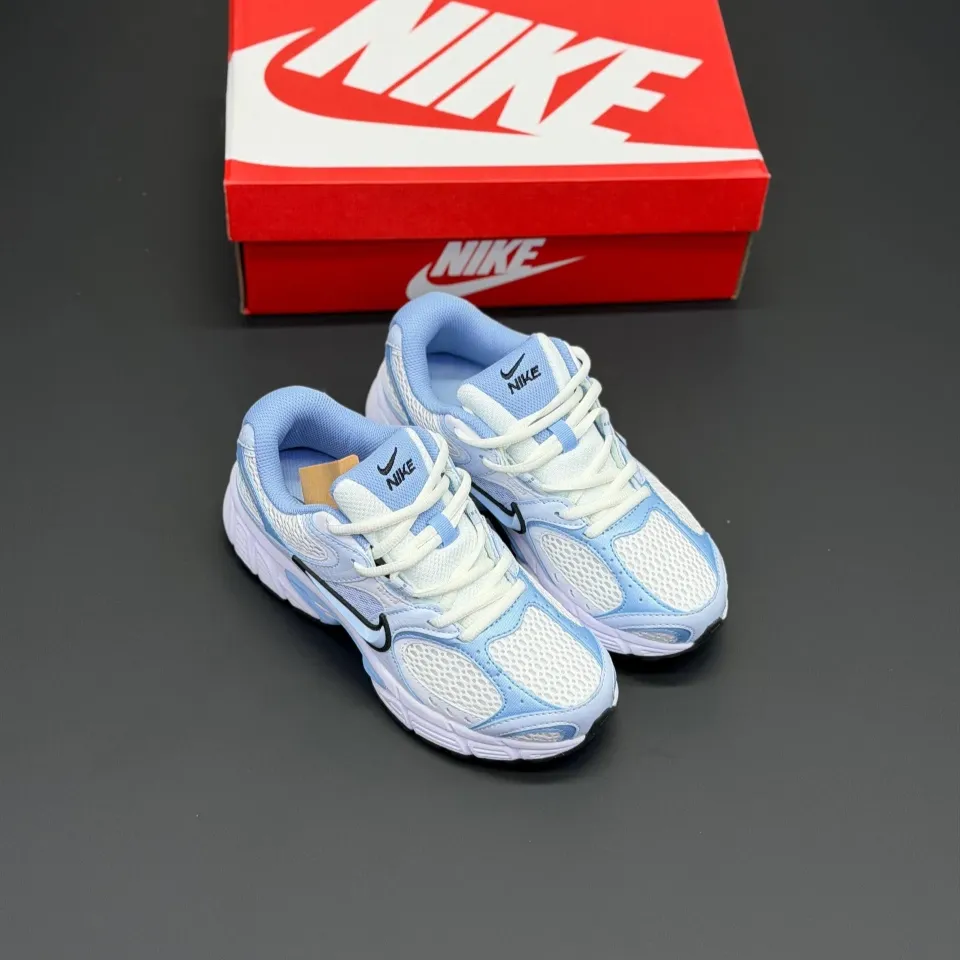 کفش نایک وی فایو کی ران آبی سفید Nike V5K Run Blue White - تصویر 2