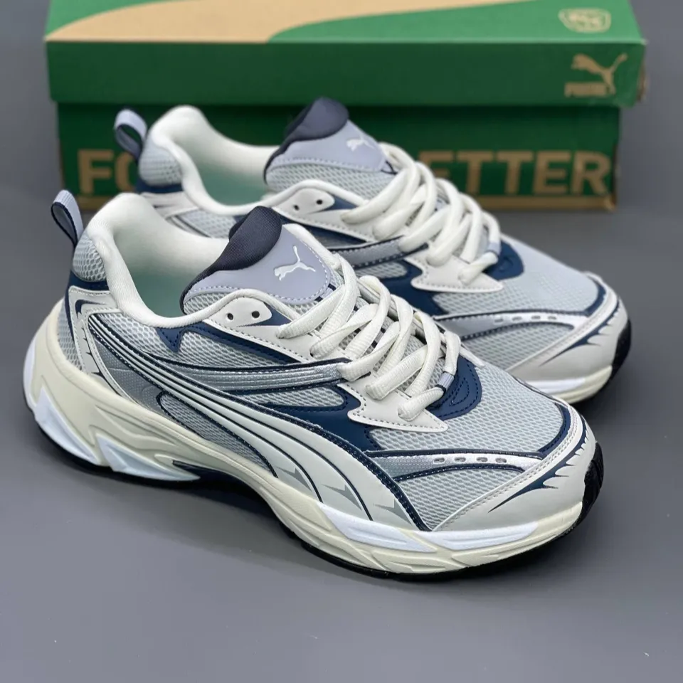 کفش پوما مورفیک یونیسکس آبی طوسی Puma Morphic Unisex Blue Grey - تصویر 2
