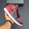 کفش نایک ایر جردن وان ساقدار مید بند برد 2020 مشکی قرمز Nike Air Jordan 1 Mid Bred 2020 Black Red کفش نایک ایر جردن وان ساقدار مید بند برد 2020 مشکی قرمز Nike Air Jordan 1 Mid Bred 2020 Black Red