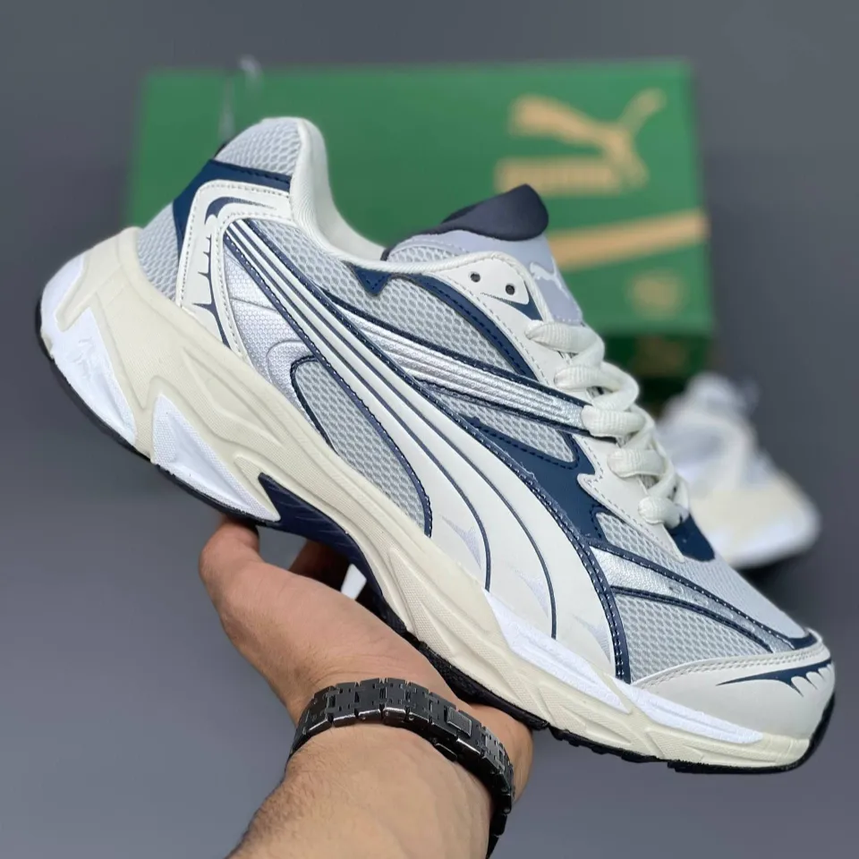 کفش پوما مورفیک یونیسکس آبی طوسی Puma Morphic Unisex Blue Grey - تصویر 3