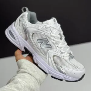 نیو بالانس 530 سفید نقره‌ای New Balance 530 White Silver