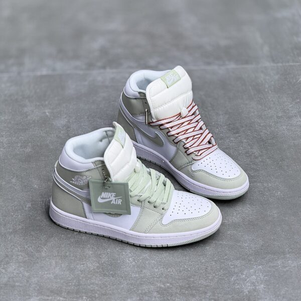 کفش نایک ایر جردن وان ساقدار سبز ماچا Nike Air Jordan 1 Retro High Matcha Green