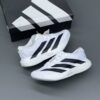 کفش آدیداس آدیزیرو سفید مشکی Adidas Adizero White Black
