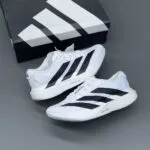 کفش آدیداس آدیزیرو سفید مشکی Adidas Adizero White Black
