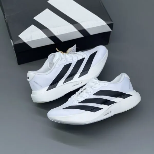 کفش آدیداس آدیزیرو سفید مشکی Adidas Adizero White Black کفش آدیداس آدیزیرو سفید مشکی Adidas Adizero White Black