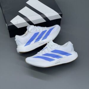 کفش آدیداس آدیزیرو ایو اس ال سفید آبی Adidas Adizero Evo SL White Blue