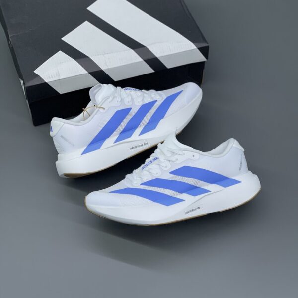کفش آدیداس آدیزیرو ایو اس ال سفید آبی Adidas Adizero Evo SL White Blue کفش آدیداس آدیزیرو ایو اس ال سفید آبی Adidas Adizero Evo SL White Blue