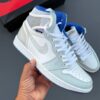 کفش نایک ایر جردن وان ساقدار زوم ریسر بلو Nike Air Jordan 1 High Zoom Racer Blue