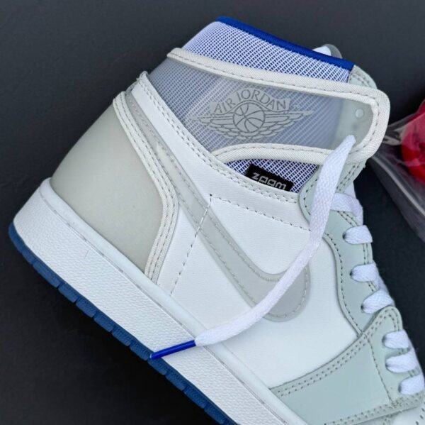 کفش نایک ایر جردن وان ساقدار زوم ریسر بلو Nike Air Jordan 1 High Zoom Racer Blue