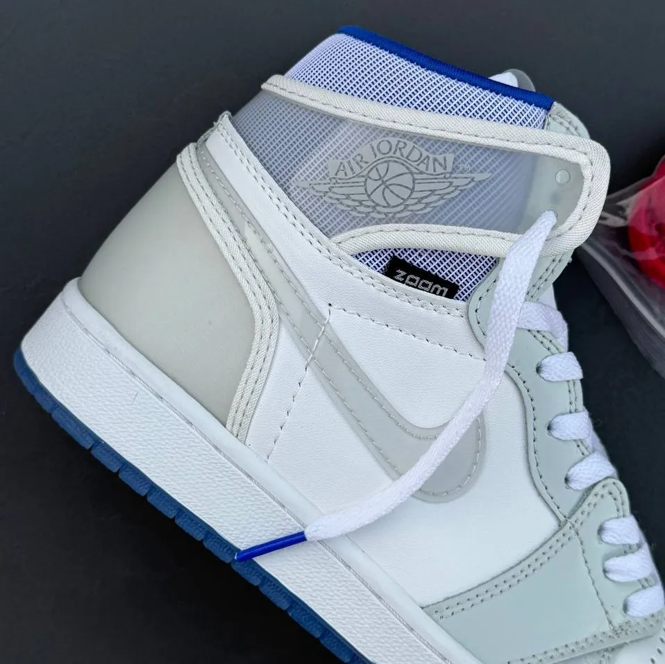 کفش نایک ایر جردن وان ساقدار زوم ریسر بلو Nike Air Jordan 1 High Zoom Racer Blue - تصویر 5