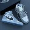 کفش نایک ایر جردن وان ساقدار دیور گری Nike Air Jordan 1 High Dior Grey