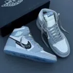 کفش نایک ایر جردن وان ساقدار دیور گری Nike Air Jordan 1 High Dior Grey