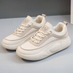 کتونی اسپرت لژدار ترند زنانه کرم Women’s Trend Platform Cream Sneakers