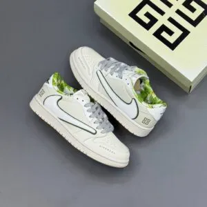 کفش نایک ایر جردن وان لو تراویس اسکات ژیوانشی Nike Air Jordan 1 Low Travis Scott Givenchy