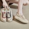 کتونی اسپرت لژدار ترند زنانه کرم Women’s Trend Platform Cream Sneakers کتونی اسپرت لژدار ترند زنانه کرم Women’s Trend Platform Cream Sneakers