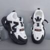 کتونی اسپرت لژدار طبی زنانه مافیایی مشکی سفید Women’s Mafia Style Black White