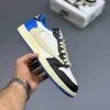 کفش نایک ایر جردن وان لو تراویس فرگمنت Nike Air Jordan 1 Low Travis Scott Fragment کفش نایک ایر جردن وان لو تراویس فرگمنت Nike Air Jordan 1 Low Travis Scott Fragment - تصویر 2