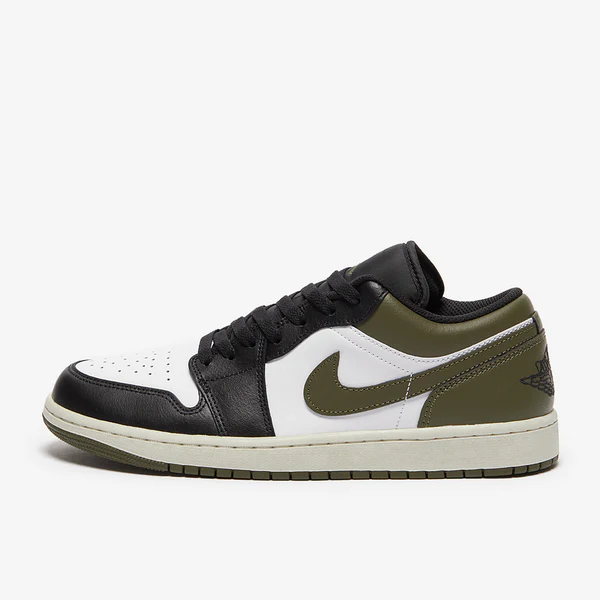 کتونی ایرجردن 1 مشکی زیتونی-  Air Jordan 1 low olive
