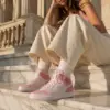 کتونی جردن 1 صورتی ساقدار-Jordan 1 کتونی جردن 1 صورتی ساقدار-Jordan 1