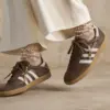 کتونی آدیداس سامبا قهوه ای -Adidas Samba Earth Strata