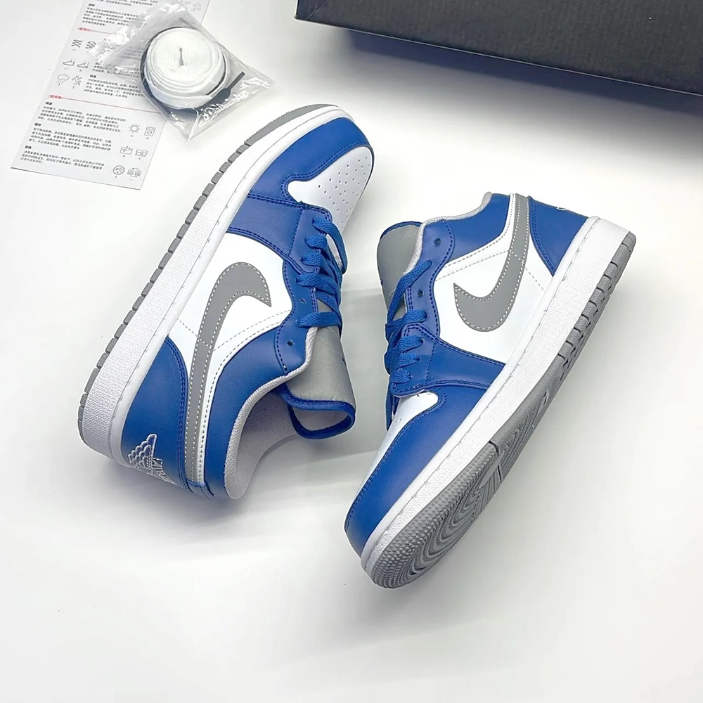 کتونی ایرجردن آبی 1- Air Jordan 1 low True Blue کتونی ایرجردن آبی 1- Air Jordan 1 low True Blue