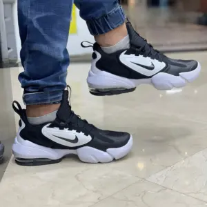 کتونی نایک سویج مشکی سفید-Nike SAVAGE