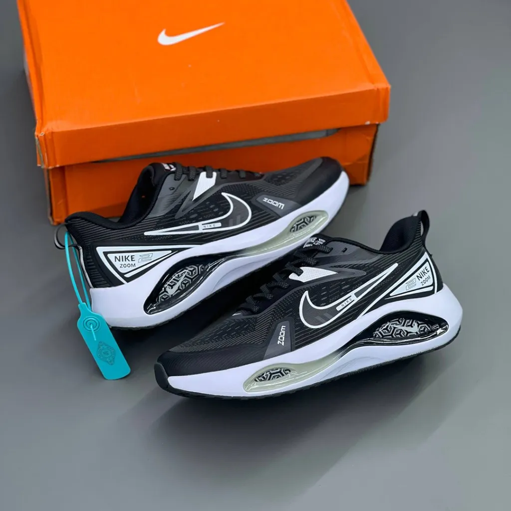 نایک وین فلو زوم مشکی سفید Nike Winflo Zoom 2