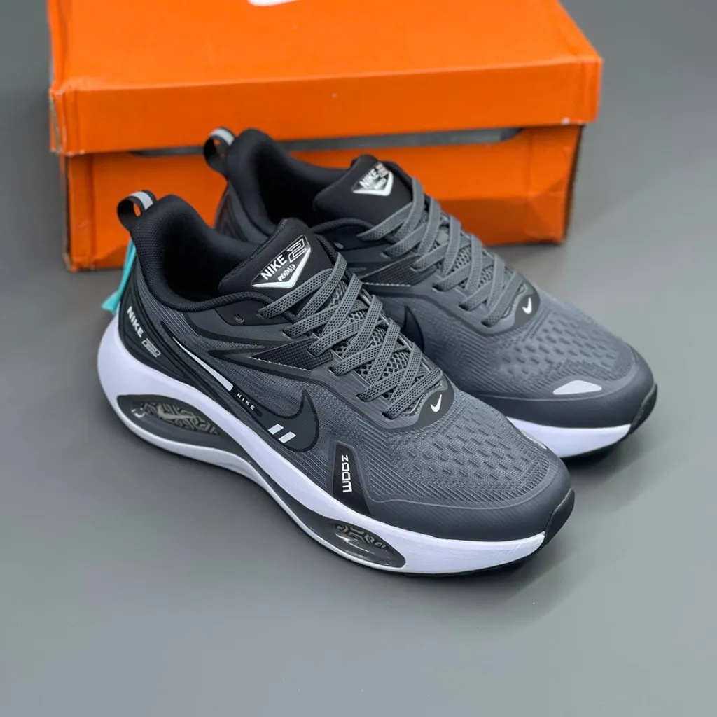 نایک وین فلو زوم طوسی سفید Nike Winflo Zoom 2